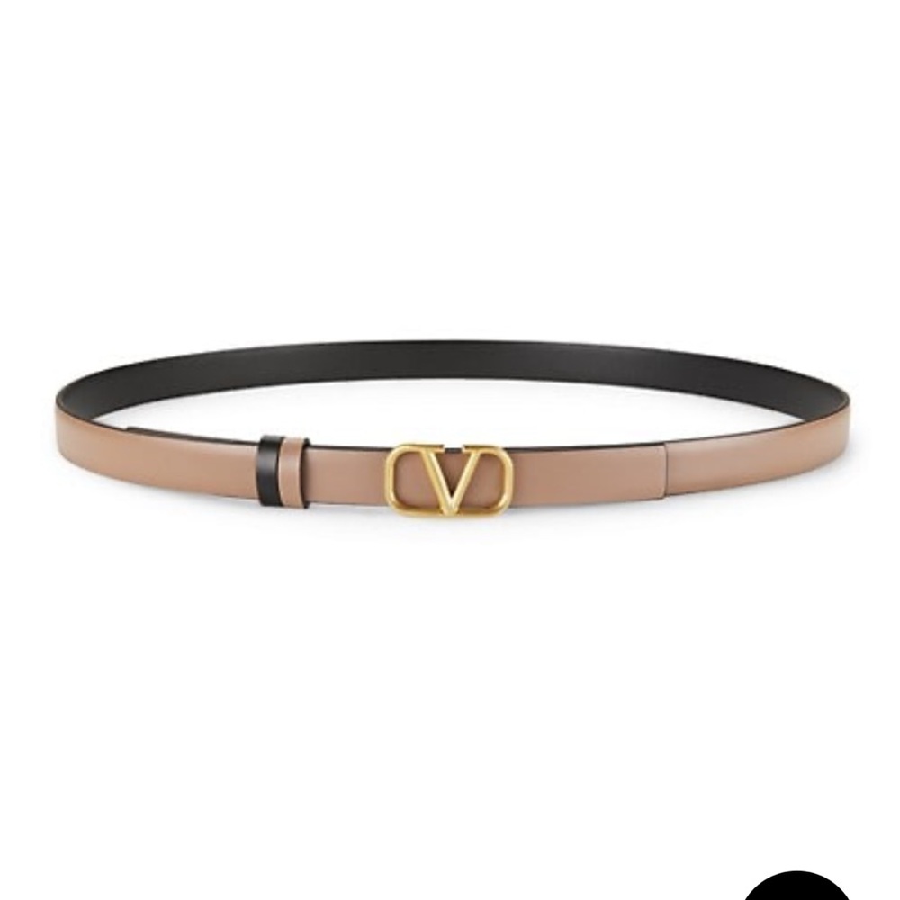 Valentino Reversible 20mm Classic Belt in Smokey